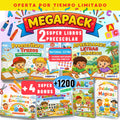 ¡Mega Pack Preescolar! Aprendizaje completo, divertido y listo para usar 2 Libros + 4 Bonus de regalo + Material Extra Todo listo para descargar en FULL HD
